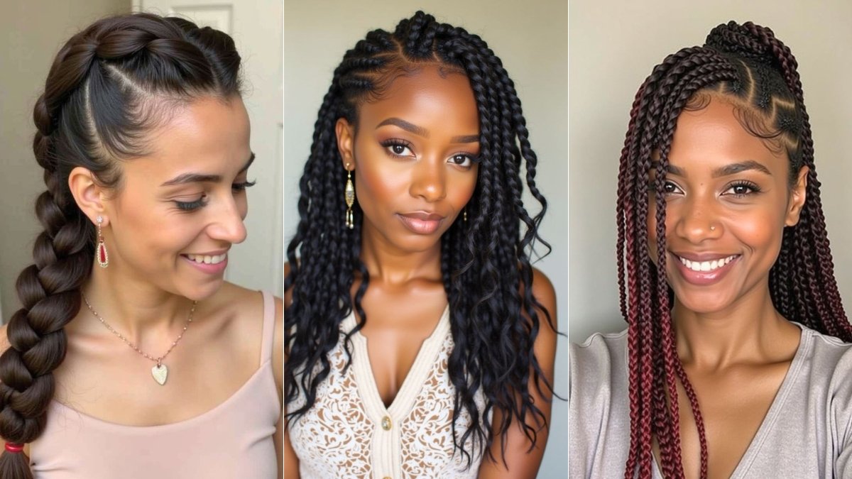23 Braided Front Natural Hairstyles Ideas 2025
