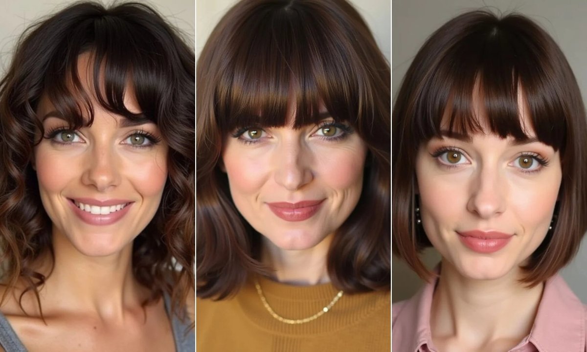 26 Face Framing Curtain Bangs for 2025