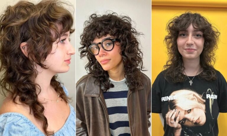 28 Stunning Shag Mullet Curly Hair Ideas for 2025